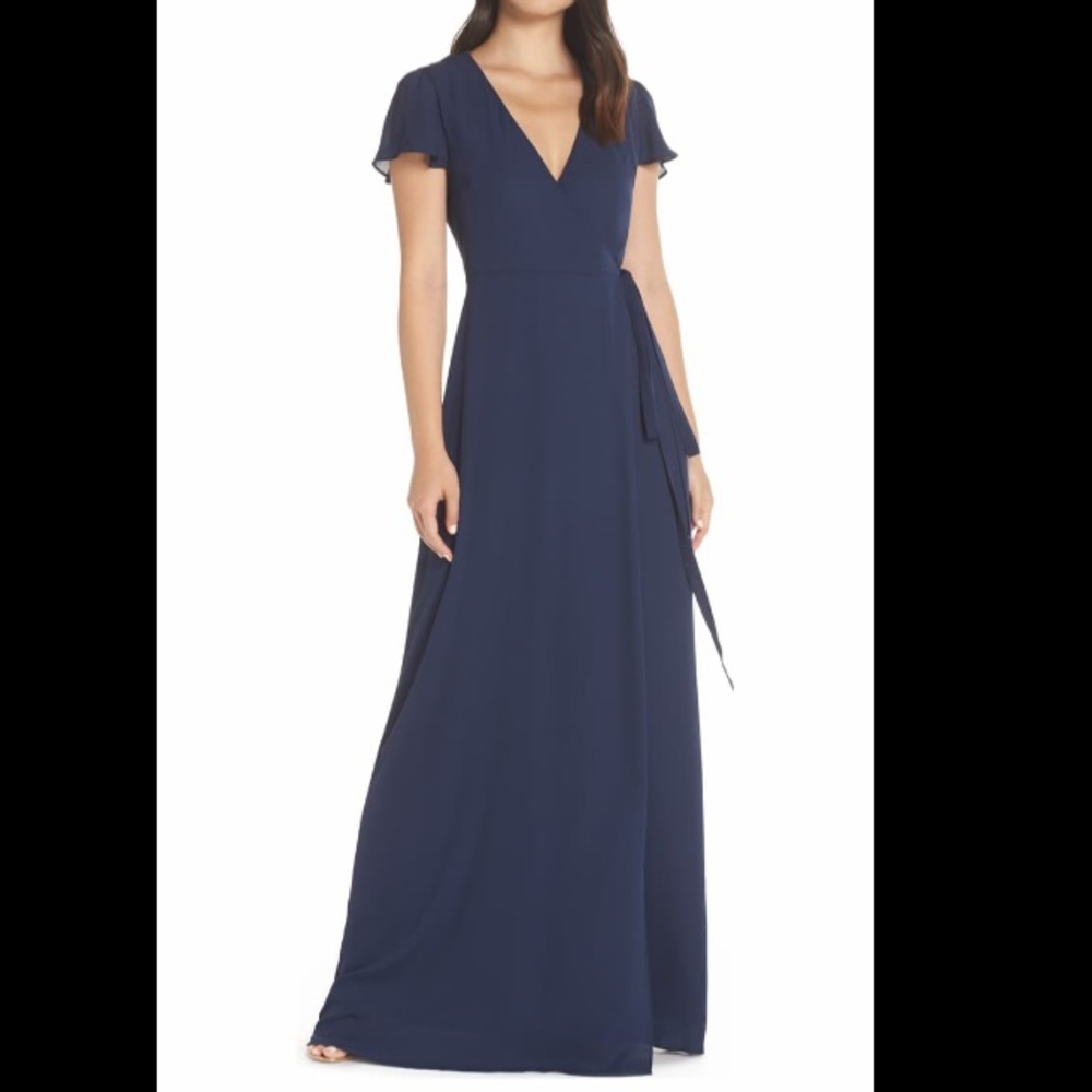 Show Me Your Mumu, Noelle wrap dress, Navy size XS